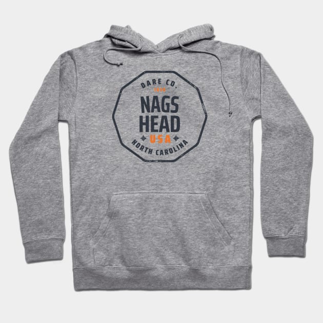 Nags Head, NC Summertime Vacationing Memories Hoodie by Contentarama